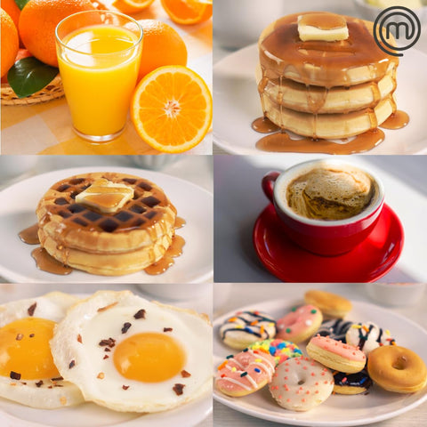MasterChef easy-clean plates help you store and tidy after meals.