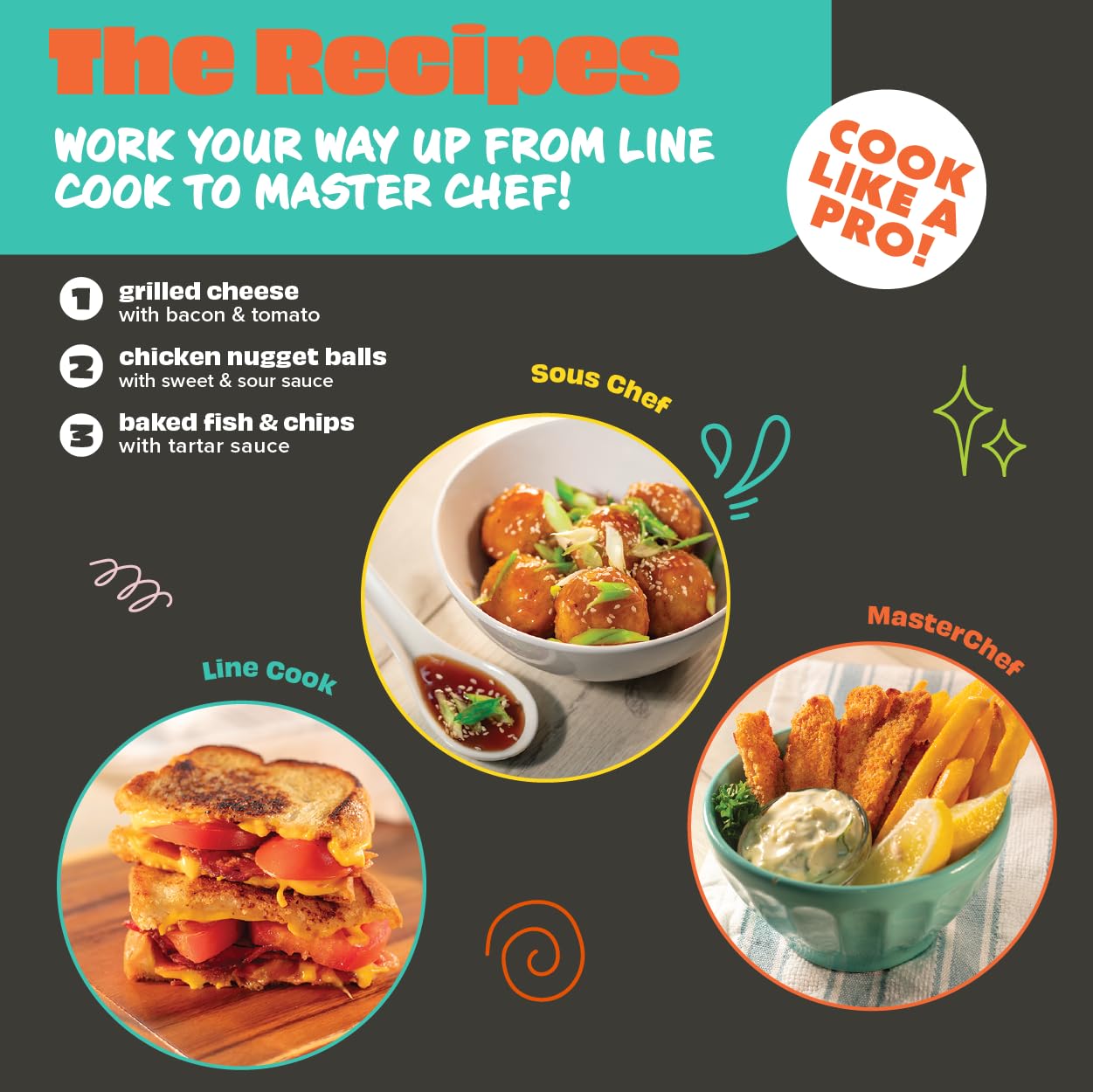 MasterChef Junior measuring cups, colorful set helps accurate measuring for little cooks.