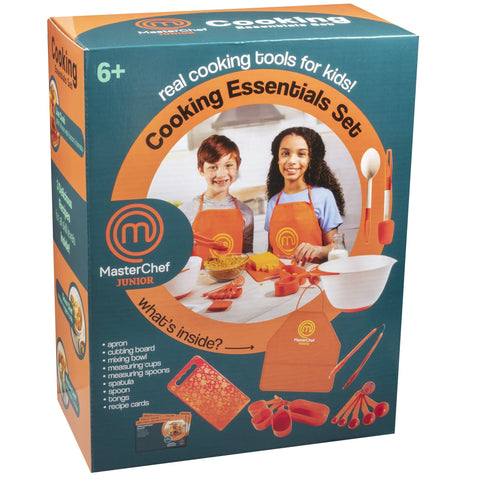 MasterChef Junior tongs, kid-safe grip for turning and serving.