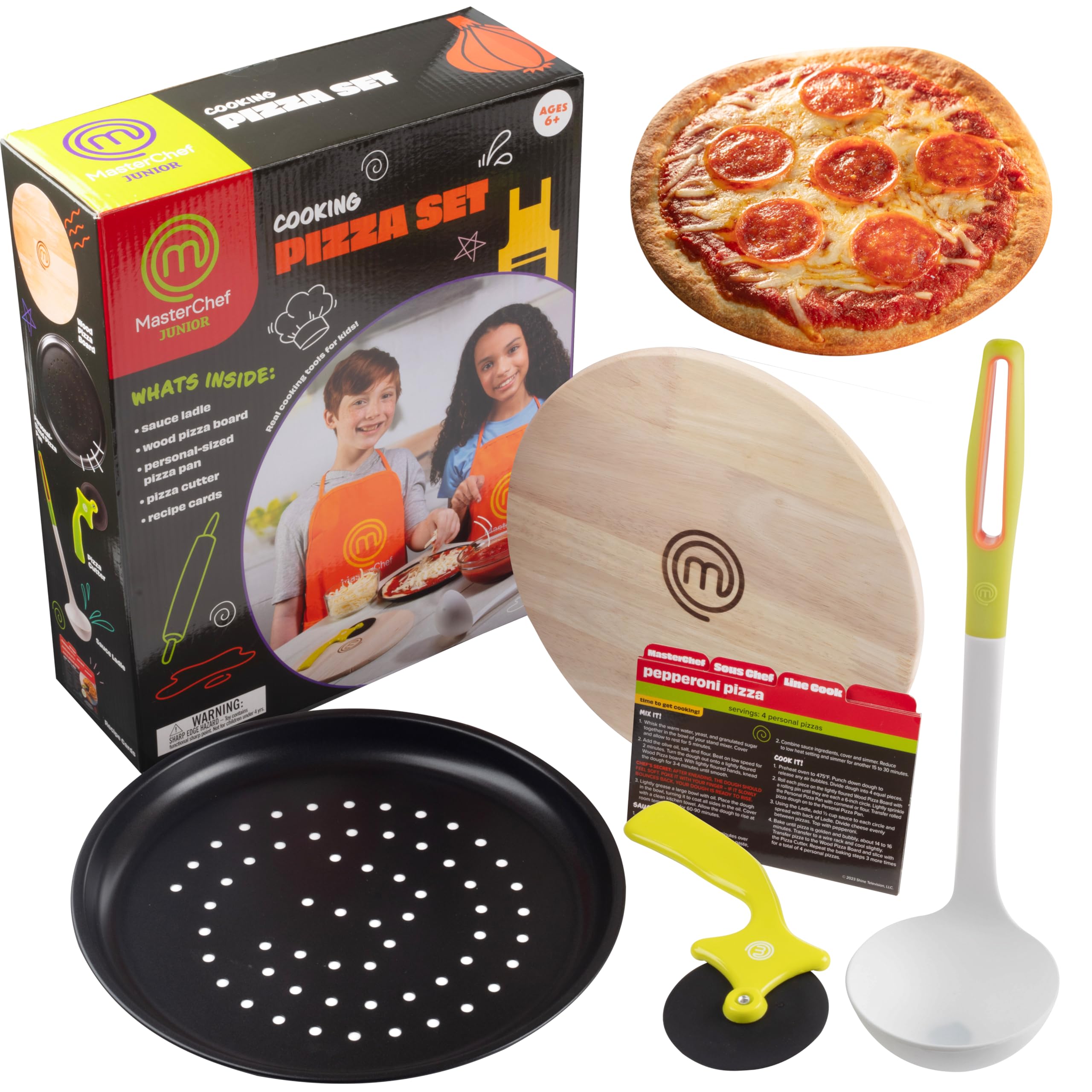 MasterChef Junior pizza set gift idea for birthdays and holidays.