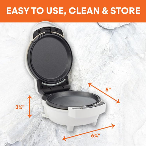 MasterChef nonstick removable plates simplify release and quick cleanup.