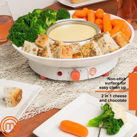 MasterChef serving tray with dips and fruit for easy entertaining