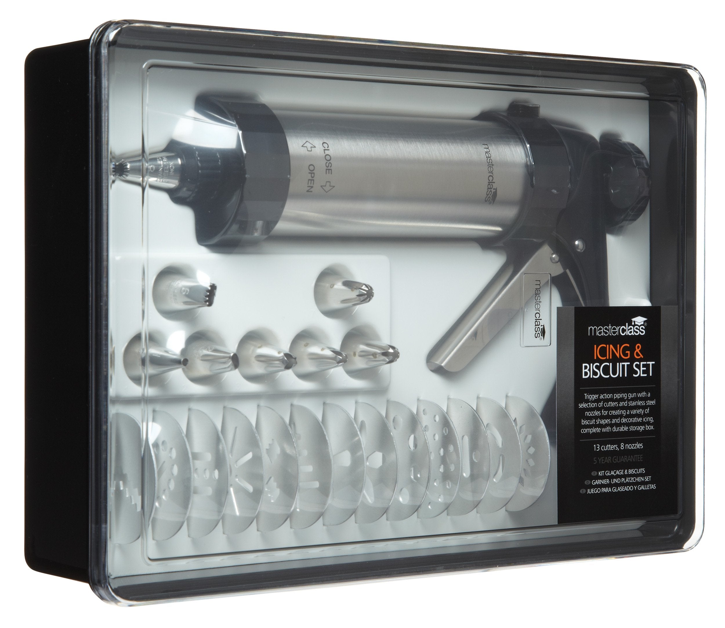 MasterCraft icing set Christmas-tree cutters inspire festive cookies