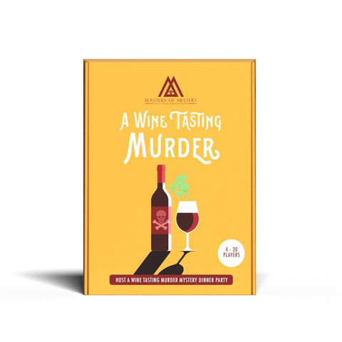 Masters of Mystery wine and cheese tasting set for immersive dining.