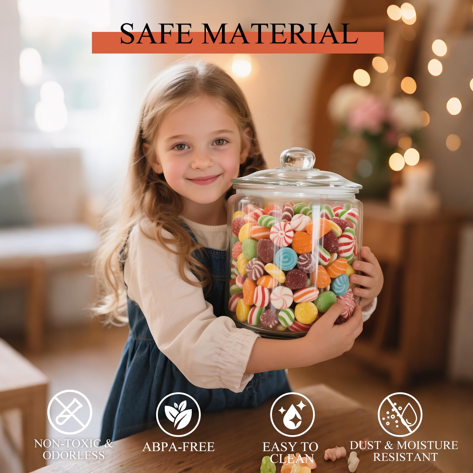 MASTERTOP glass jar seal blocks moisture and pests, protecting contents.