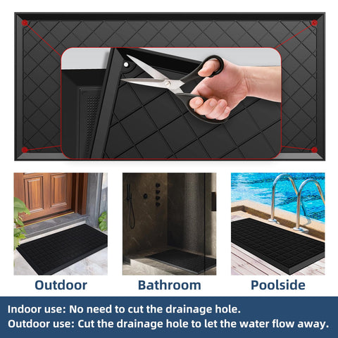 MATALL drainage-holes enable fast drying when corners are cut
