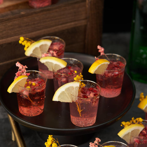 Matana 2oz party tumblers provide sturdy, spill-friendly servings for cocktails and jello shots.