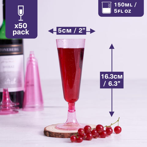Matana BPA-free shatterproof plastic flute for safe outdoor events.