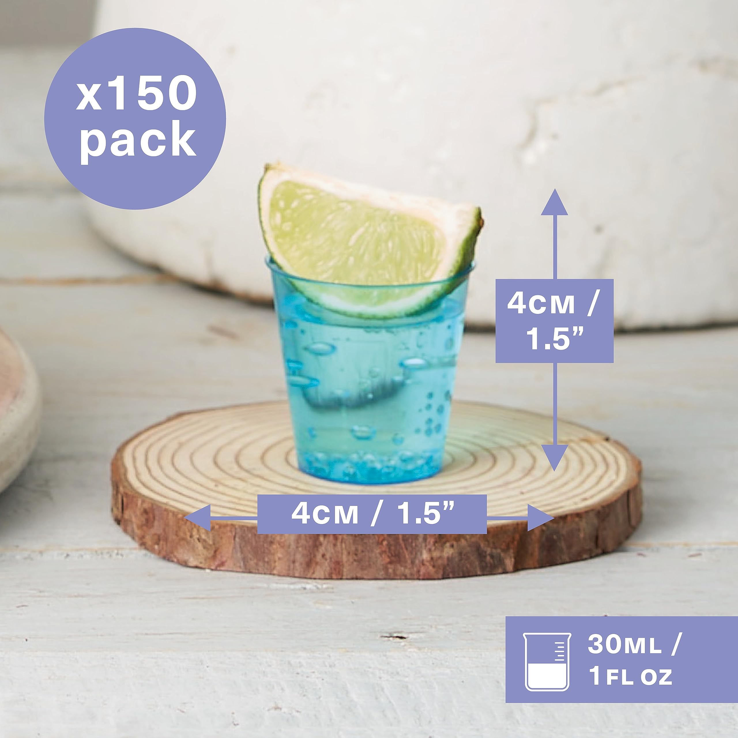 MATANA glow-in-the-dark shot glasses add ambiance to parties.