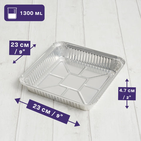 Matana square baking pan in oven, delivers even heat and quick cooking.