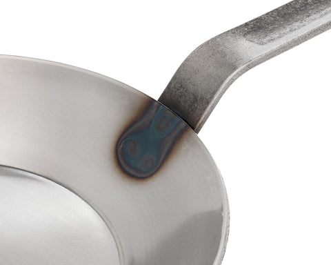Matfer Bourgeat pan after cooking, wiped clean and lightly greased