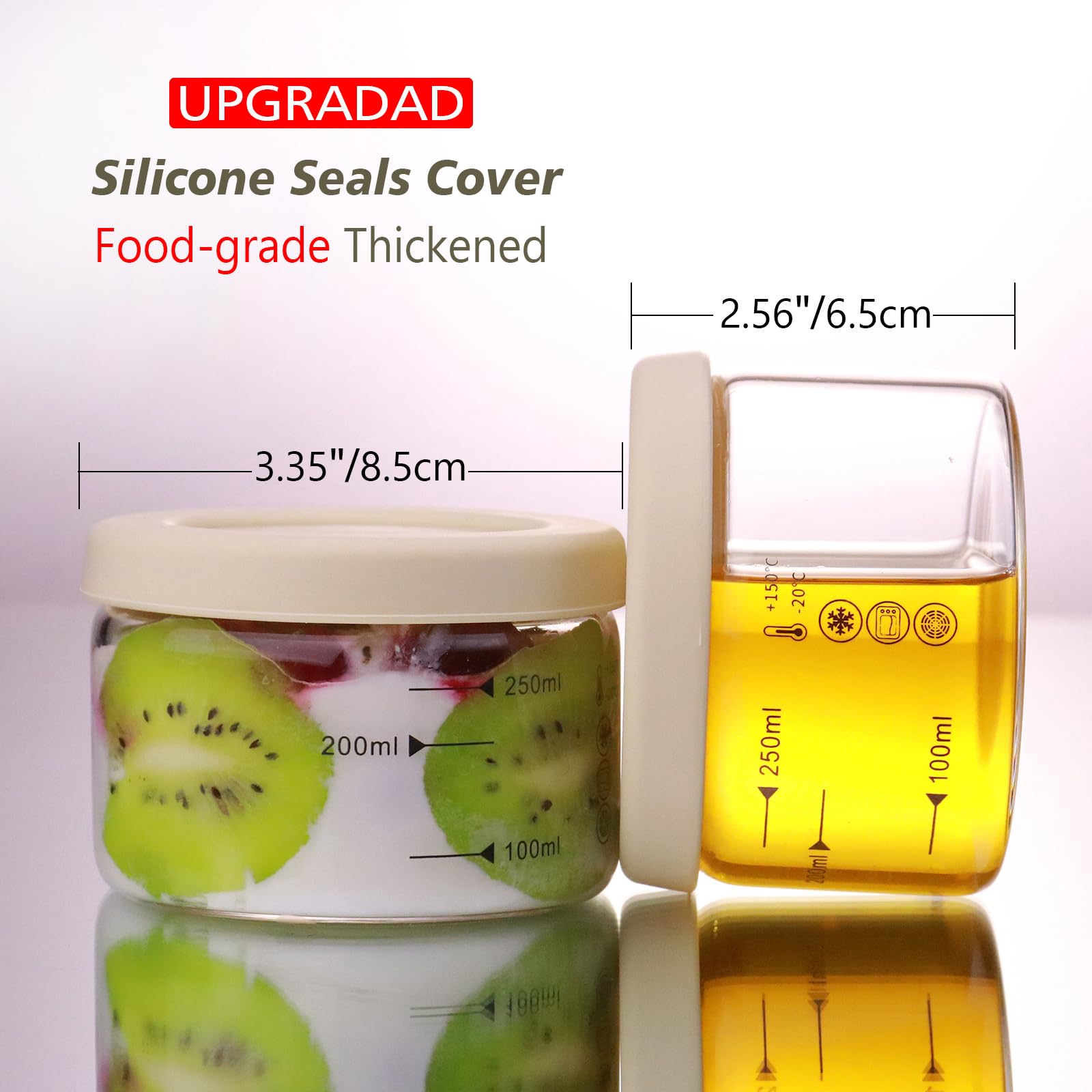 Matifaner cups are safe for dishwasher and microwave use.