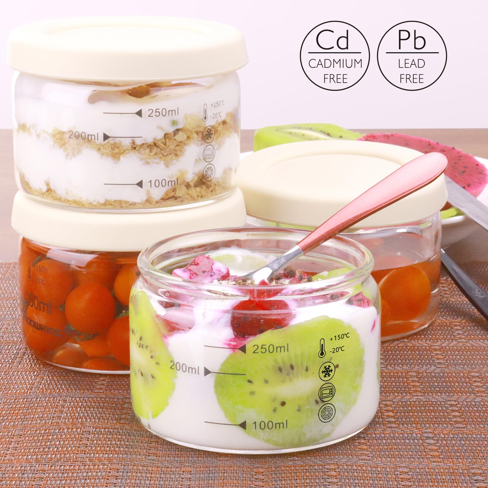 Matifaner silicone-seal cover provides airtight, durable lids.