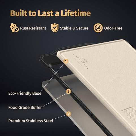 Matiks built-in handle for easy lifting and storage
