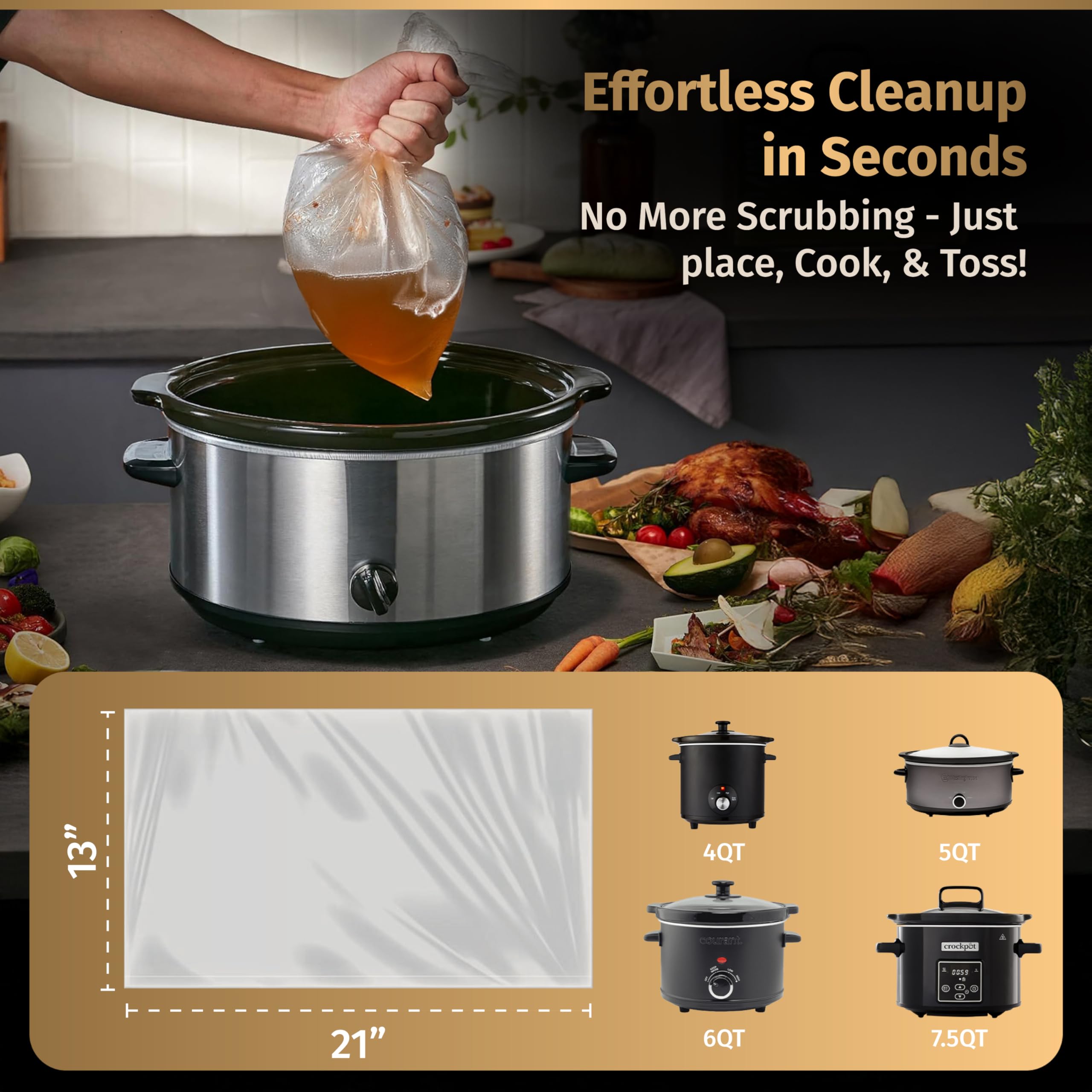 Matiks liners resist heat up to 400°F for safe cooking.
