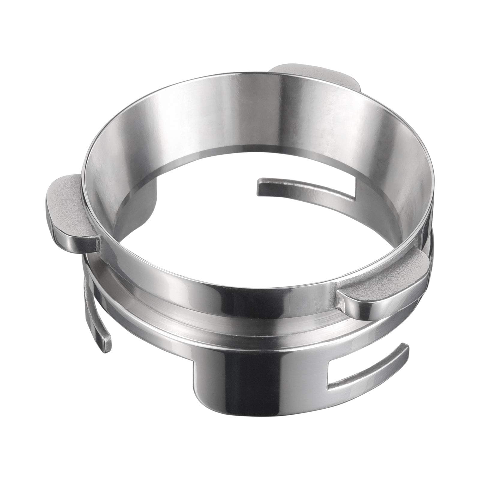 MATOW hands-free dosing funnel top view reduces spill during grinding