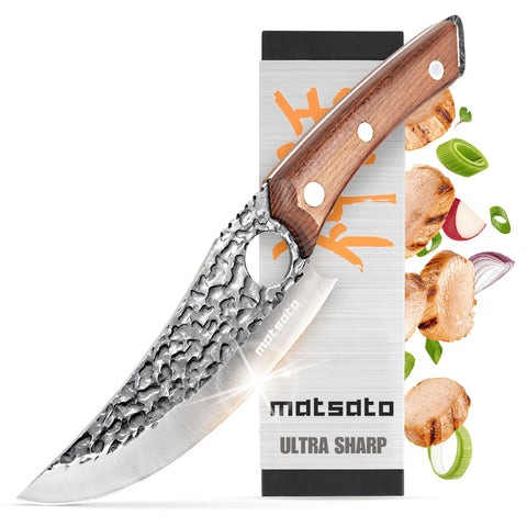 Matsato chef knife with a 6.3-inch blade for precise, clean cuts.
