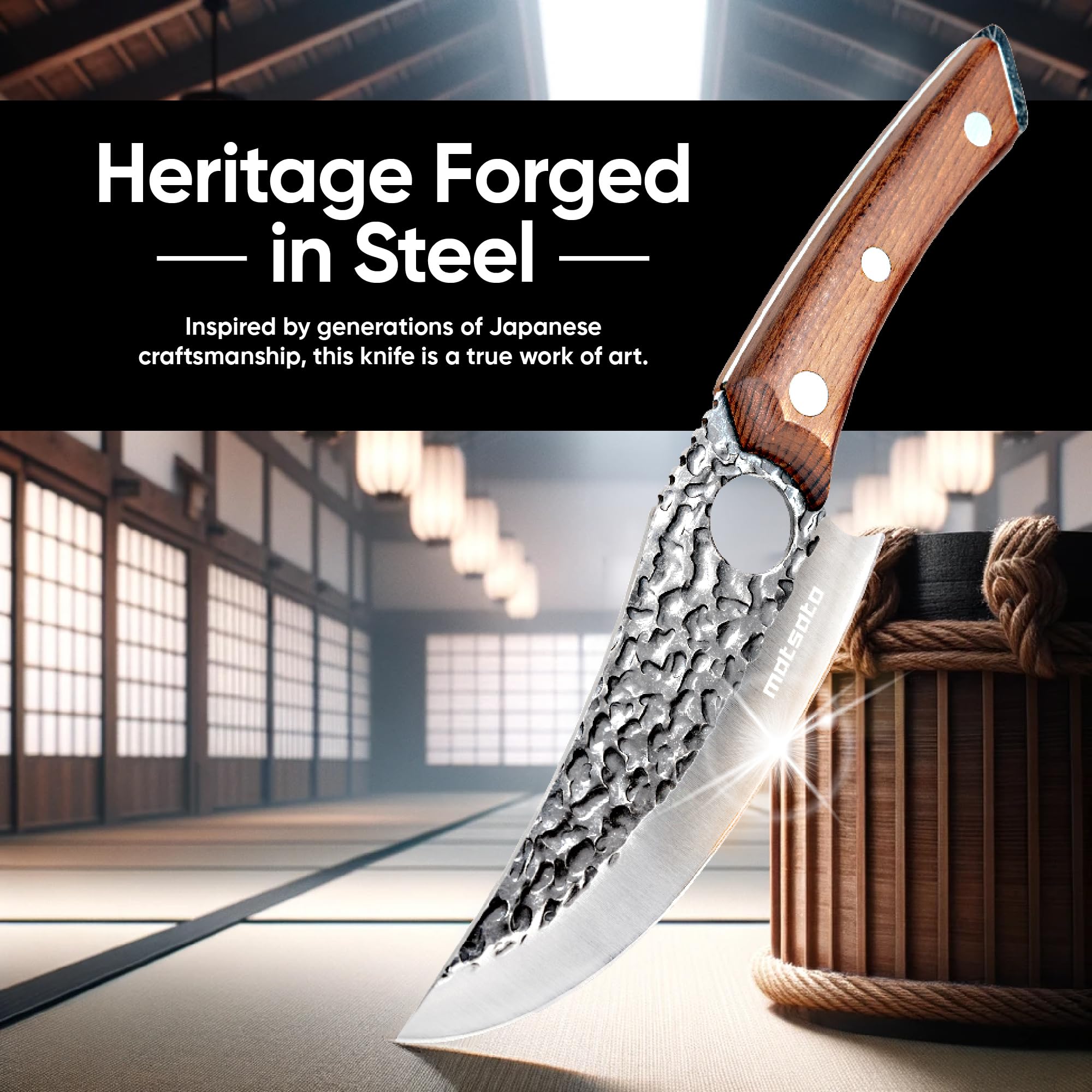 Matsato chef knife gift packaging suitable for Christmas and other occasions