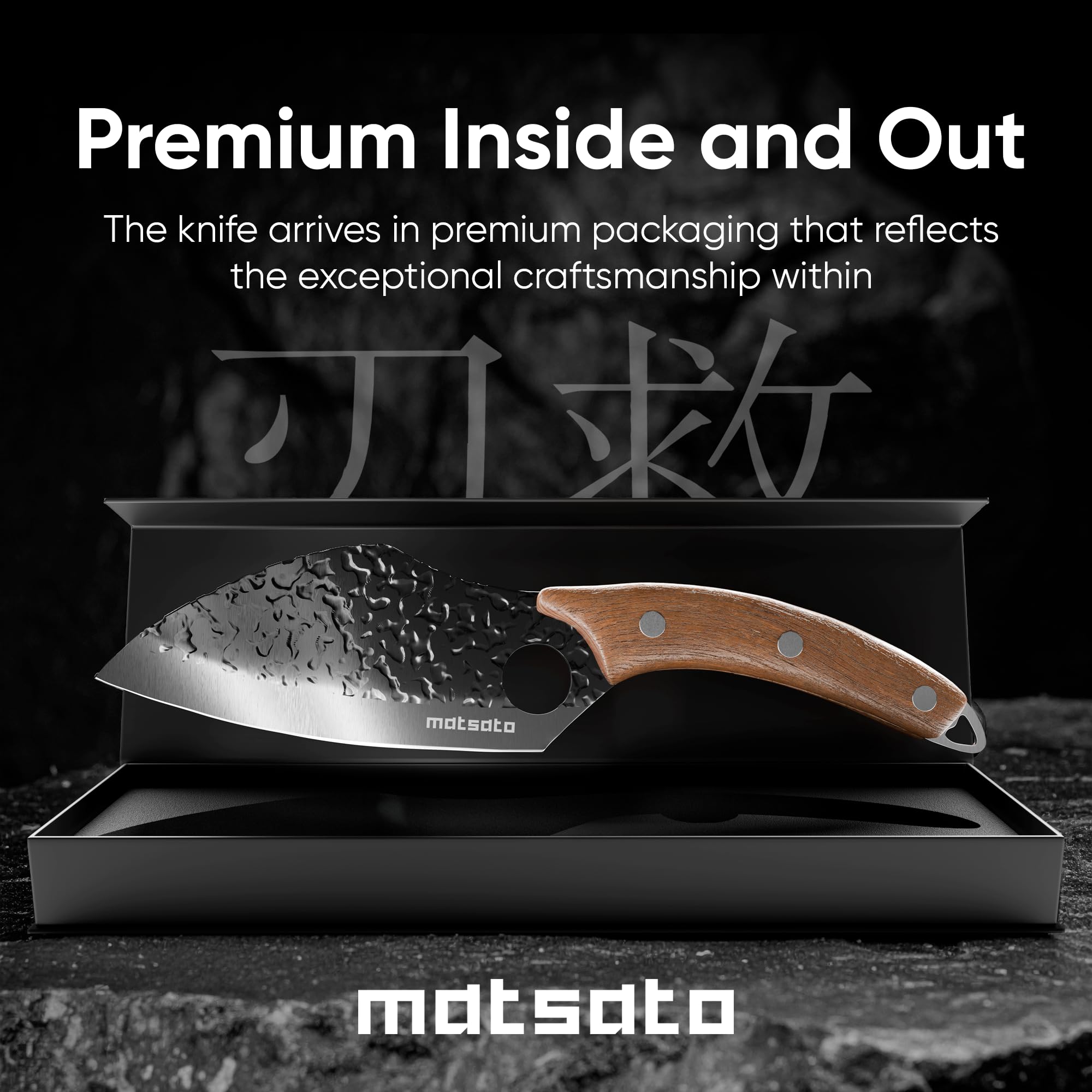 Ideal for meat and vegetables, delivering clean, precise cuts.