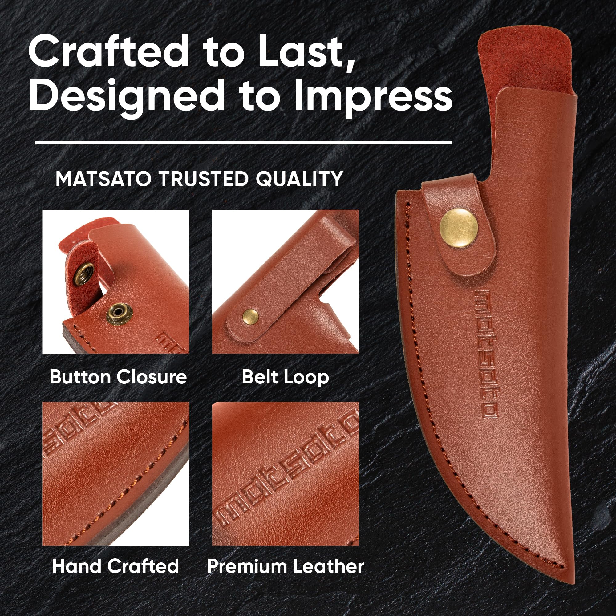 Matsato chef knife sharp edge enables clean, easy cuts