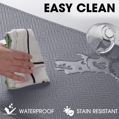 Mattitude kitchen mat anti-slip bottom demonstrates secure footing on floors
