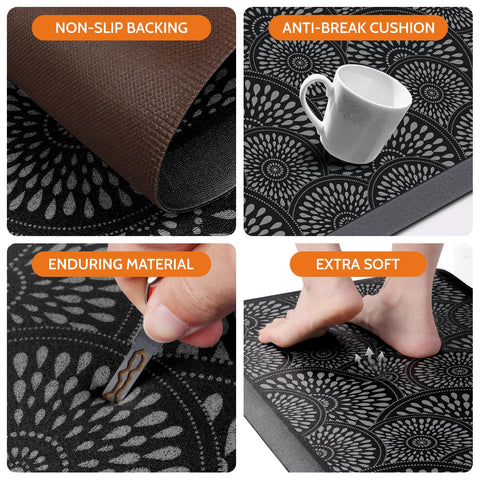 Mattitude Kitchen Mat made from premium material resisting warping and fading