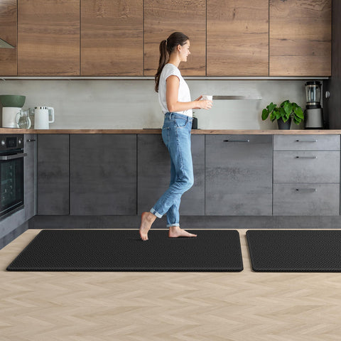 Mattitude Kitchen Mat premium PVC construction resists wear for daily use