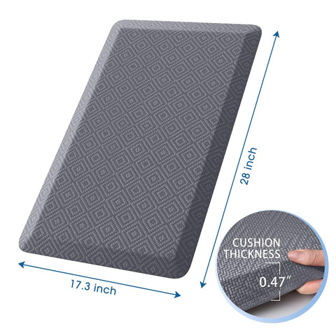 Mattitude kitchen mat top-down view showing cushioned surface and generous size
