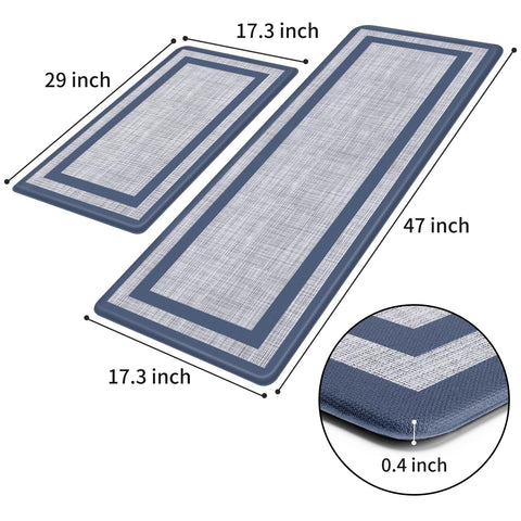 Mattitude Kitchen Mats anti-fatigue foam supports longer cooking sessions with soft, cushioned feel.