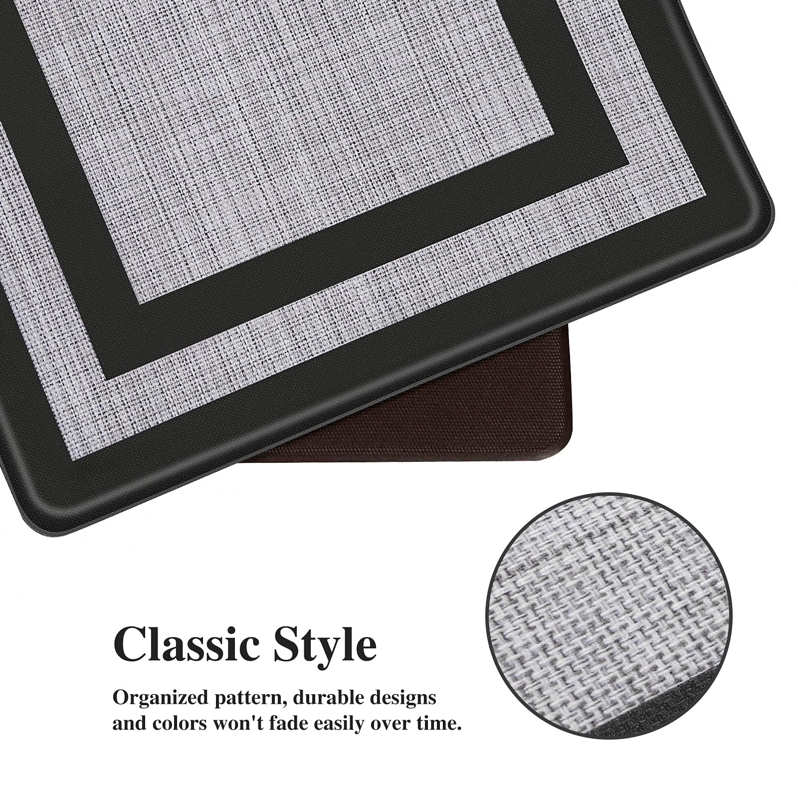 Mattitude set offers two sizes, 17.3x47 inches for full kitchen coverage.