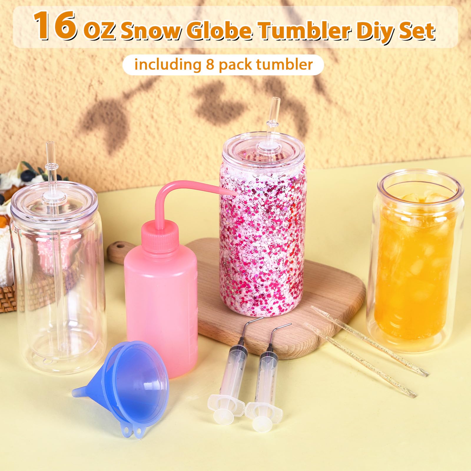 Maucircol pre-drilled hole on tumbler enables easy customization