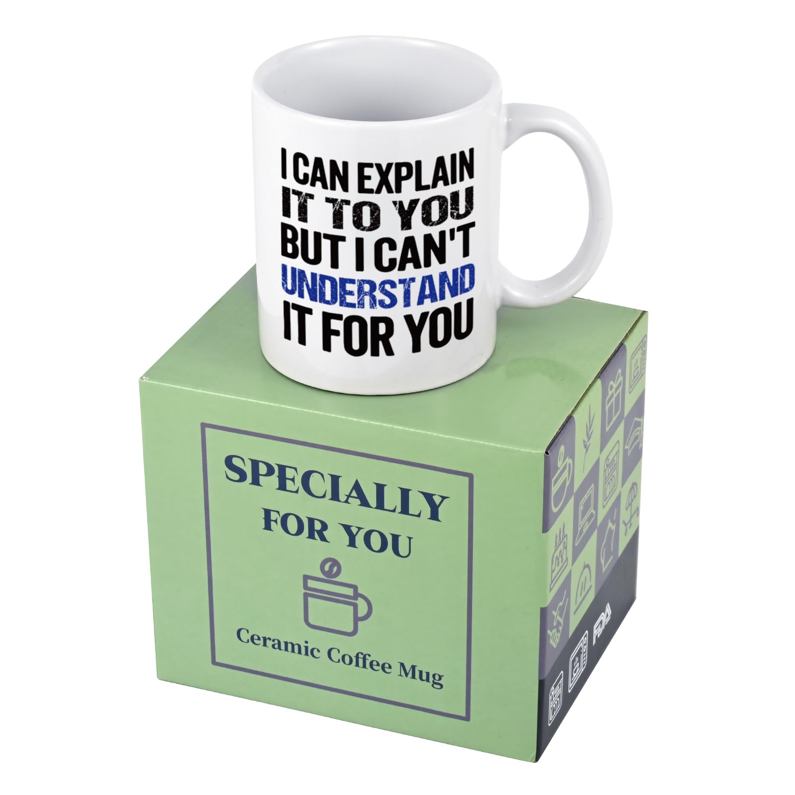 Maustic Engineer Gifts mug ready for gifting and display