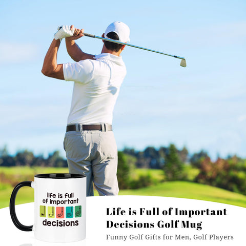 Maustic golf mug microwave-safe for quick warm-ups between rounds.