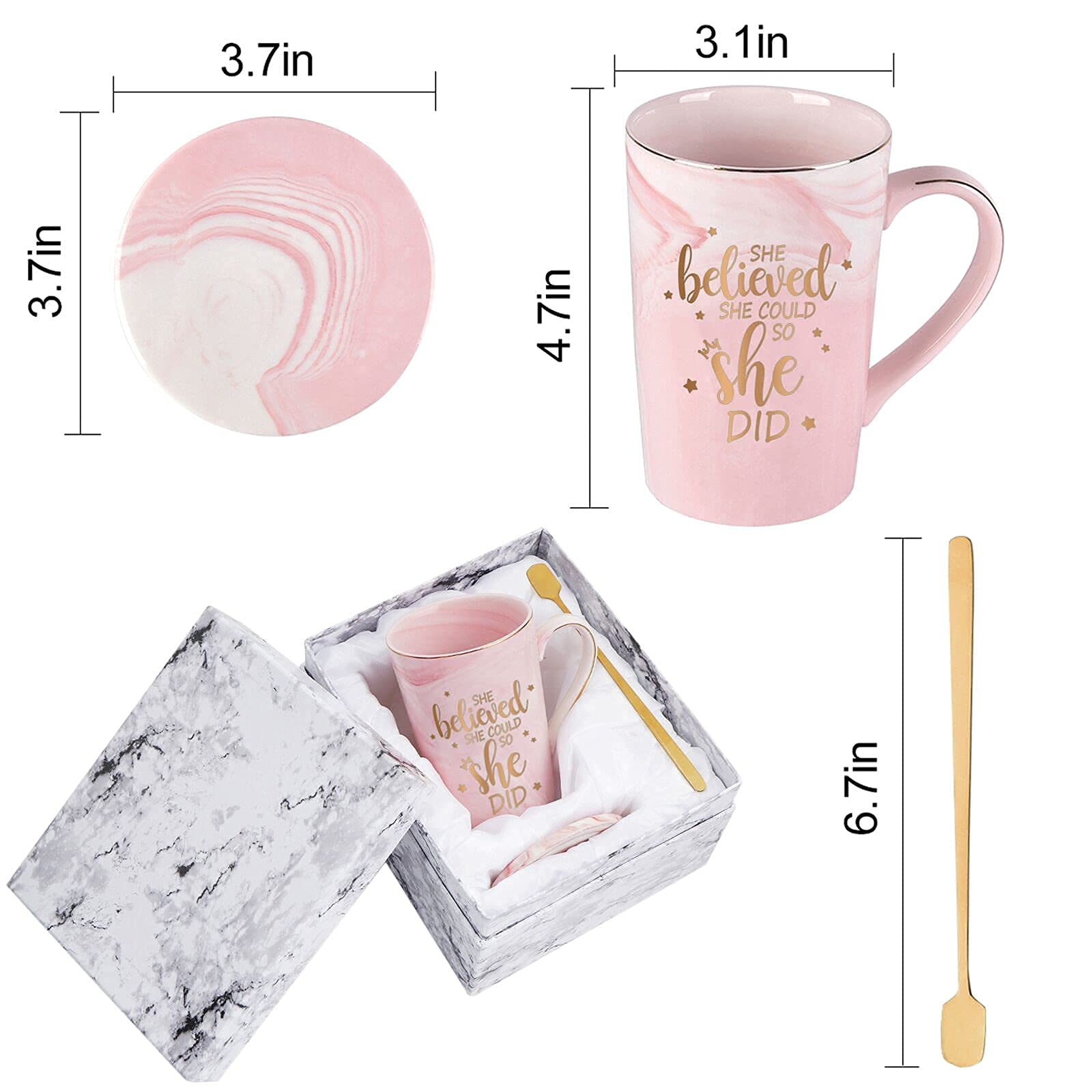 Gift-ready packaging with gold spoon makes gifting simple and thoughtful.