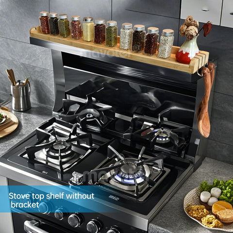 MAVOTER bamboo spice rack adds durable, stylish storage to your kitchen.
