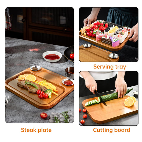 MAVOTER board used for appetizers and desserts beautifully