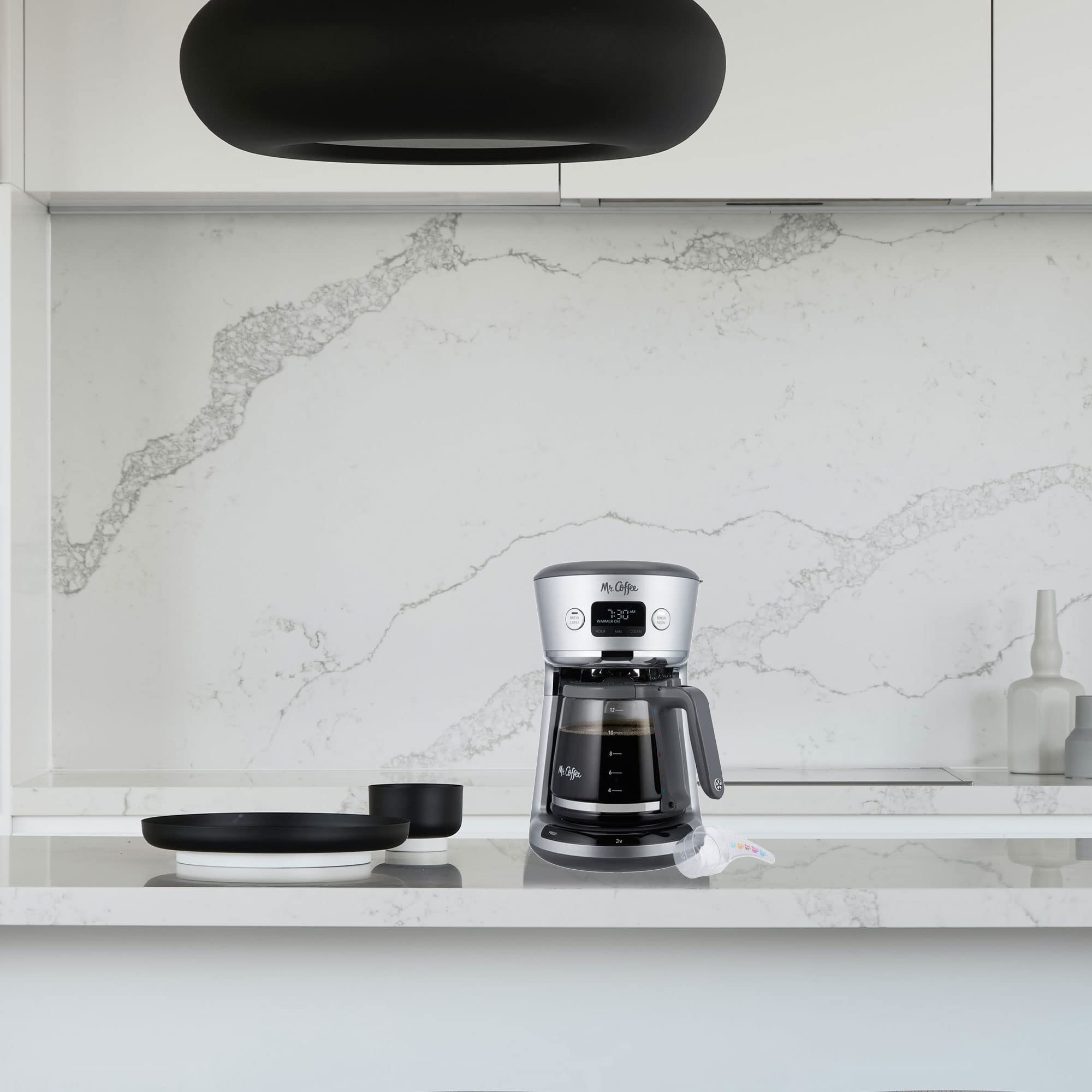 Maxam Mr. Coffee Easy Measure freshness indicator helps track brew timing at a glance