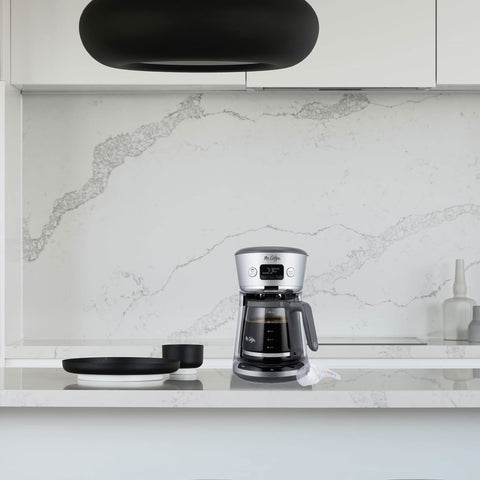 Maxam Mr. Coffee Easy Measure freshness indicator helps track brew timing at a glance