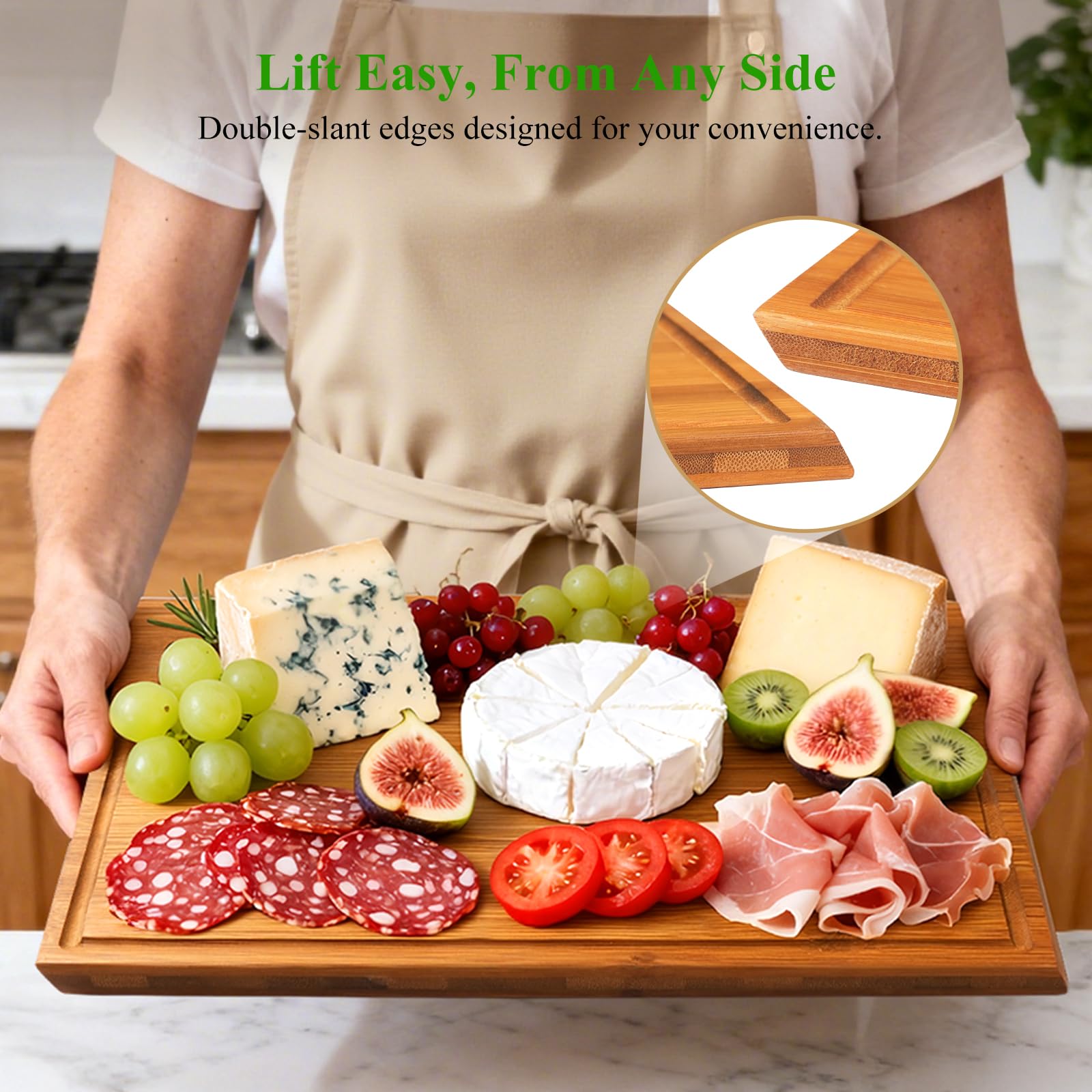 Maxboro bamboo stand used for drying and showcasing the boards.