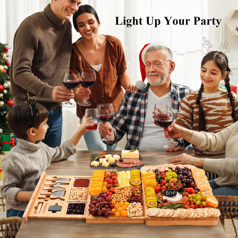 Maxboro ceramic bowls and slate labels organize dips and labeling