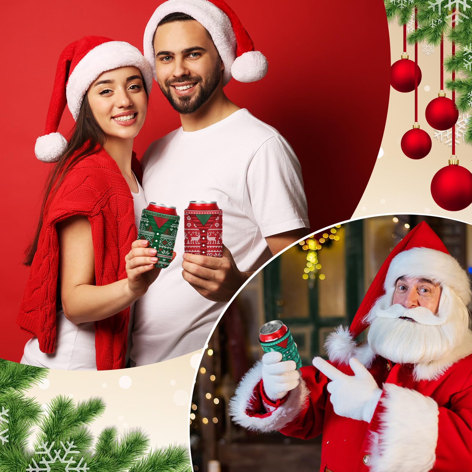 Maxcheck gift-ready can sleeves set for parties and celebrations