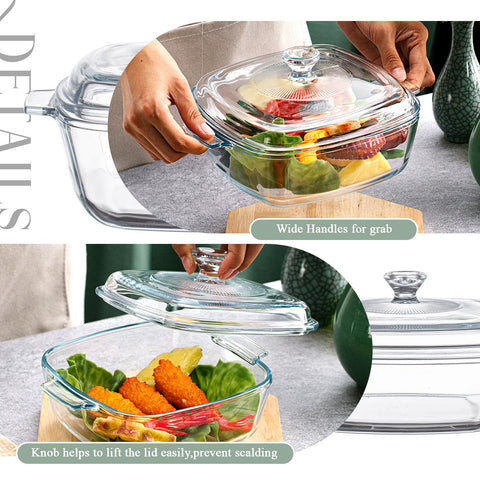 Maxcheck lidded storage casserole for fridge-to-oven versatility and mess-free meals.