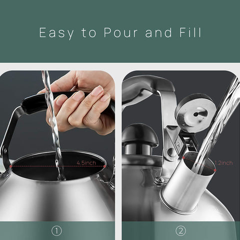 MAXCOOK 4L capacity kettle suits larger households and gatherings.