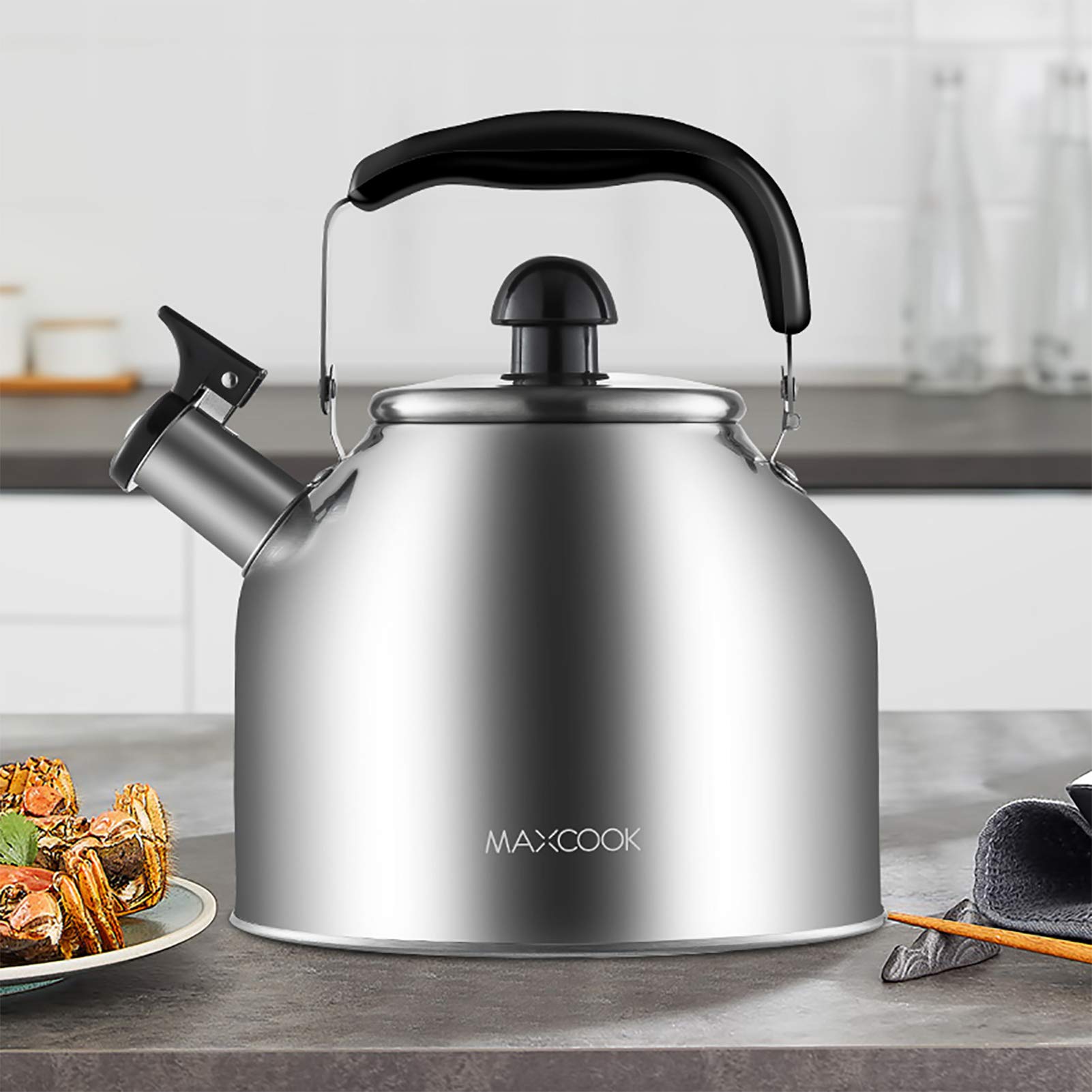 MAXCOOK brushed-satin finish adds a premium look to kitchens.
