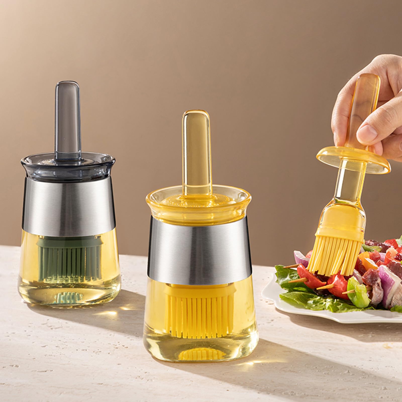 MAXCOOK removable silicone brush is easy to wash.