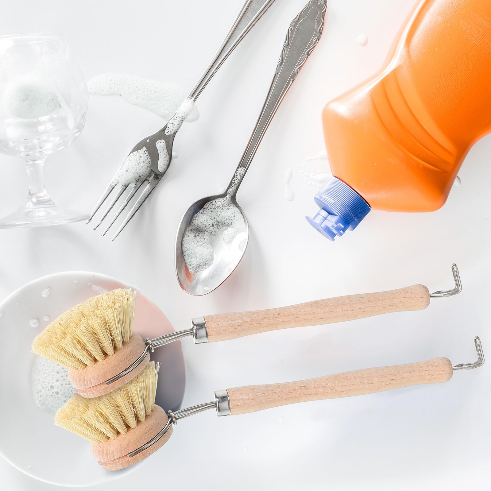 Maxdot kitchen scrub tool offers a natural material option with durable performance