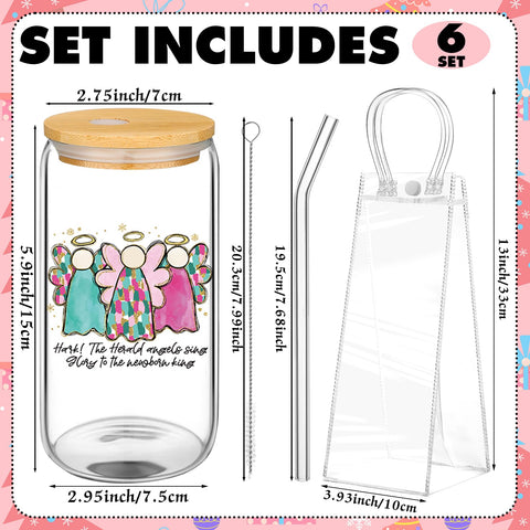 Maxdot pink Christmas glass cup with Santa Claus motif, great for holiday gatherings