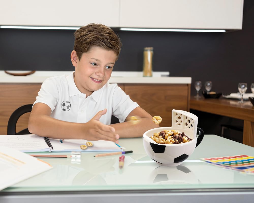 MAX’IS Creations soccer mug is dishwasher-safe, easy to clean after busy family meals.