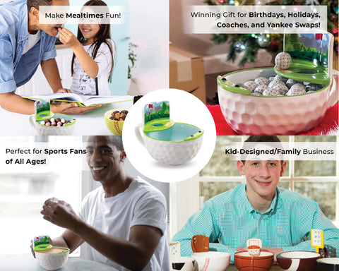MAX'IS Golf Mug is dishwasher and microwave safe for easy care.