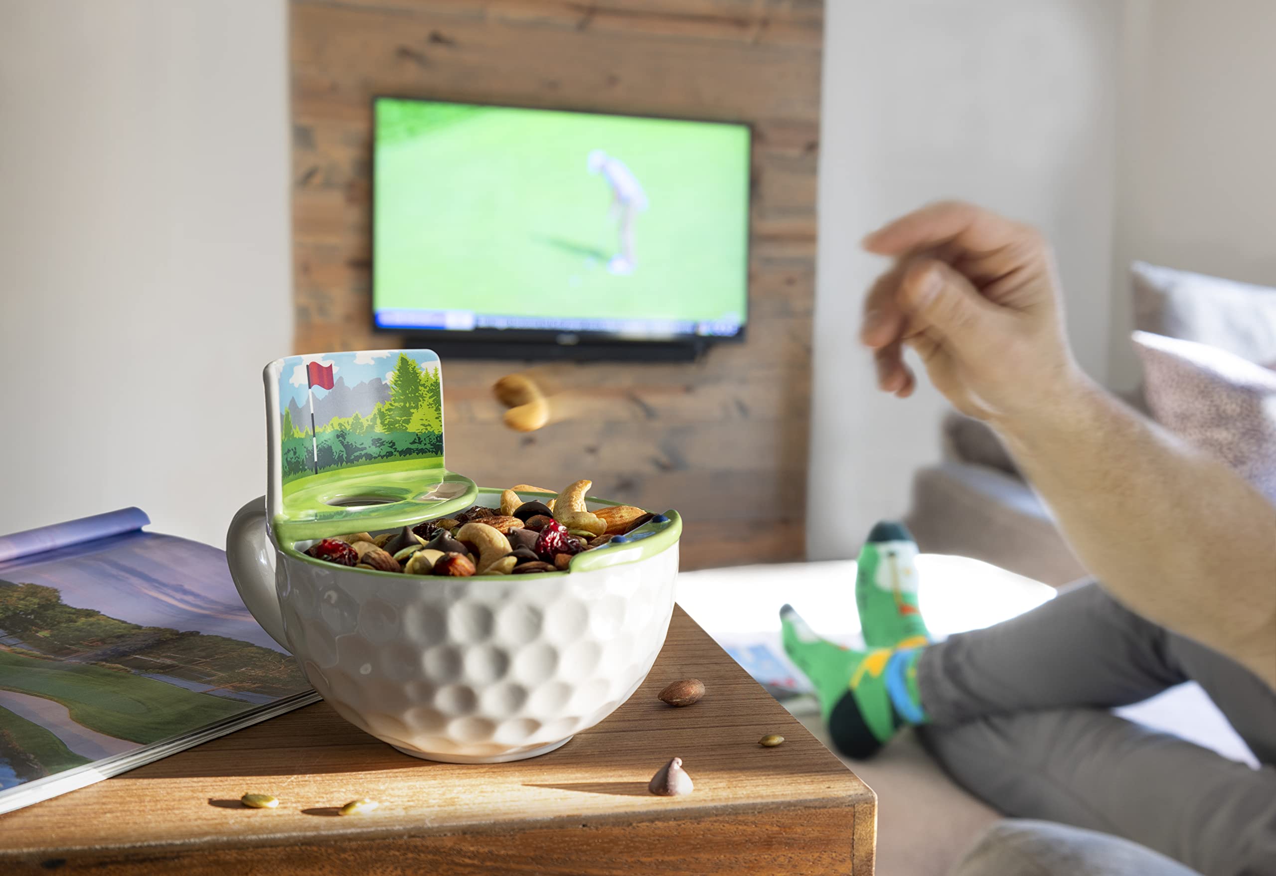 MAX'IS Golf Mug suits kids and adults alike for fun tea, cocoa, or coffee.